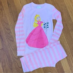 Hanna Andersson Disney Aurora Sleeping Beauty long johns